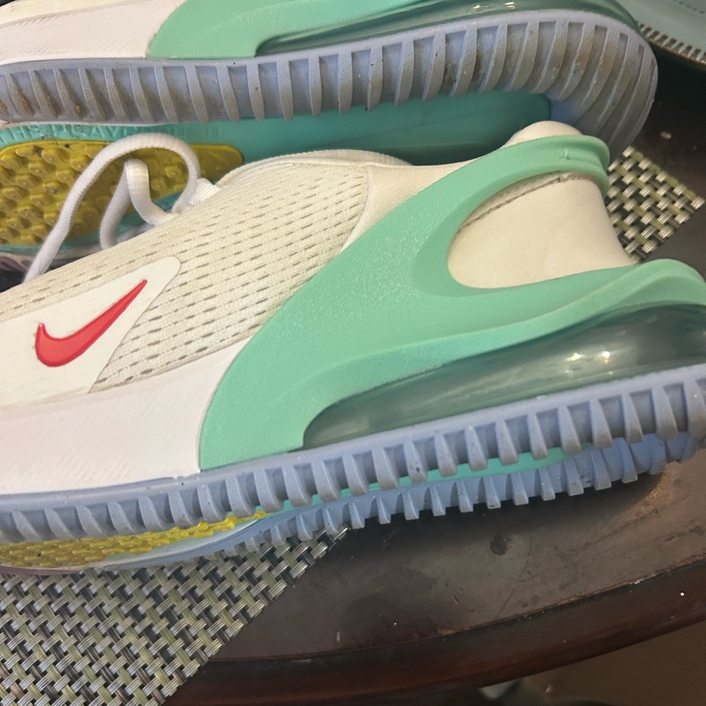 Nike Air Max with Red and Mint Accents
